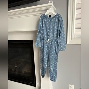 Gap girls blue spring romper sz 5T very good cond retail $68